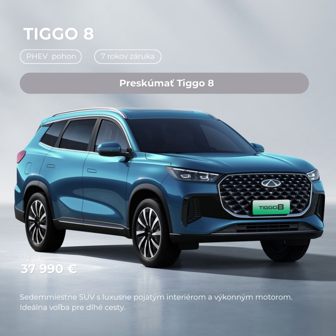 Chery Tiggo 8 - Auto Valušek služby Holíč