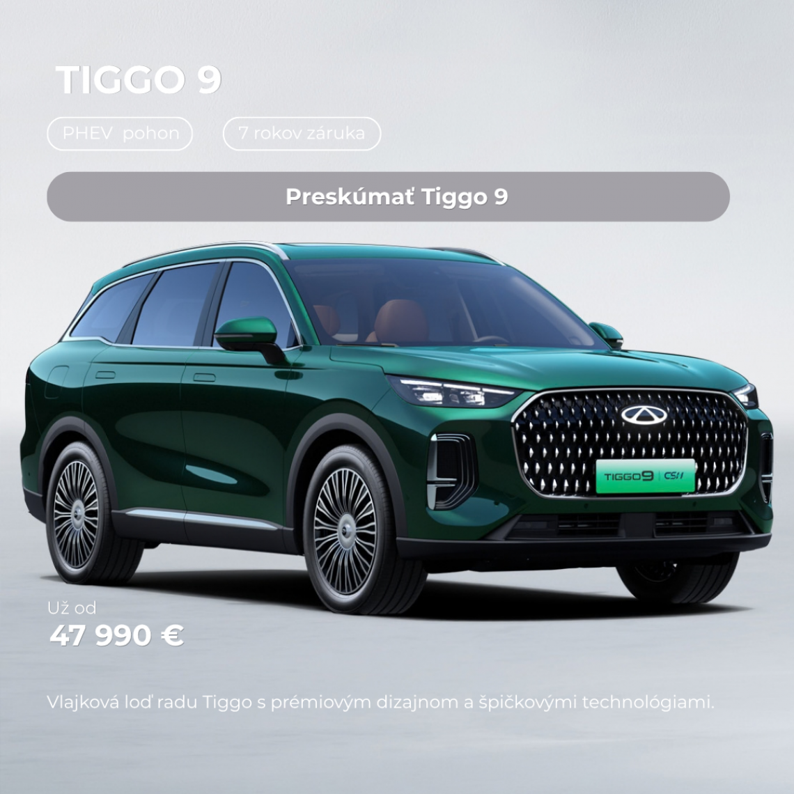 Chery Tiggo 9 - Auto Valušek služby Holíč
